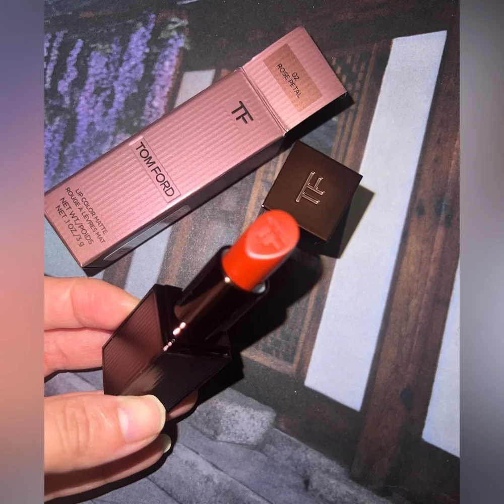 Tom Ford Lip Color Matte Lipstick - 0.1 oz / 3 g - 02 ROSE PETAL - BRAND NEW